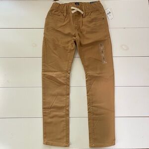 NWT Gap Factory Boys High Stretch Slim Pull On Khakis